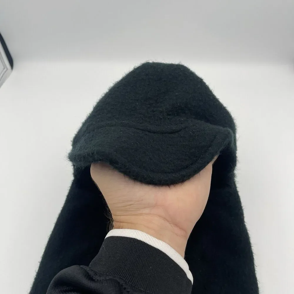Turtle Fur Fleece Balaclava Brimmed Face Mask Black One Size Ski Hike Hood USA
